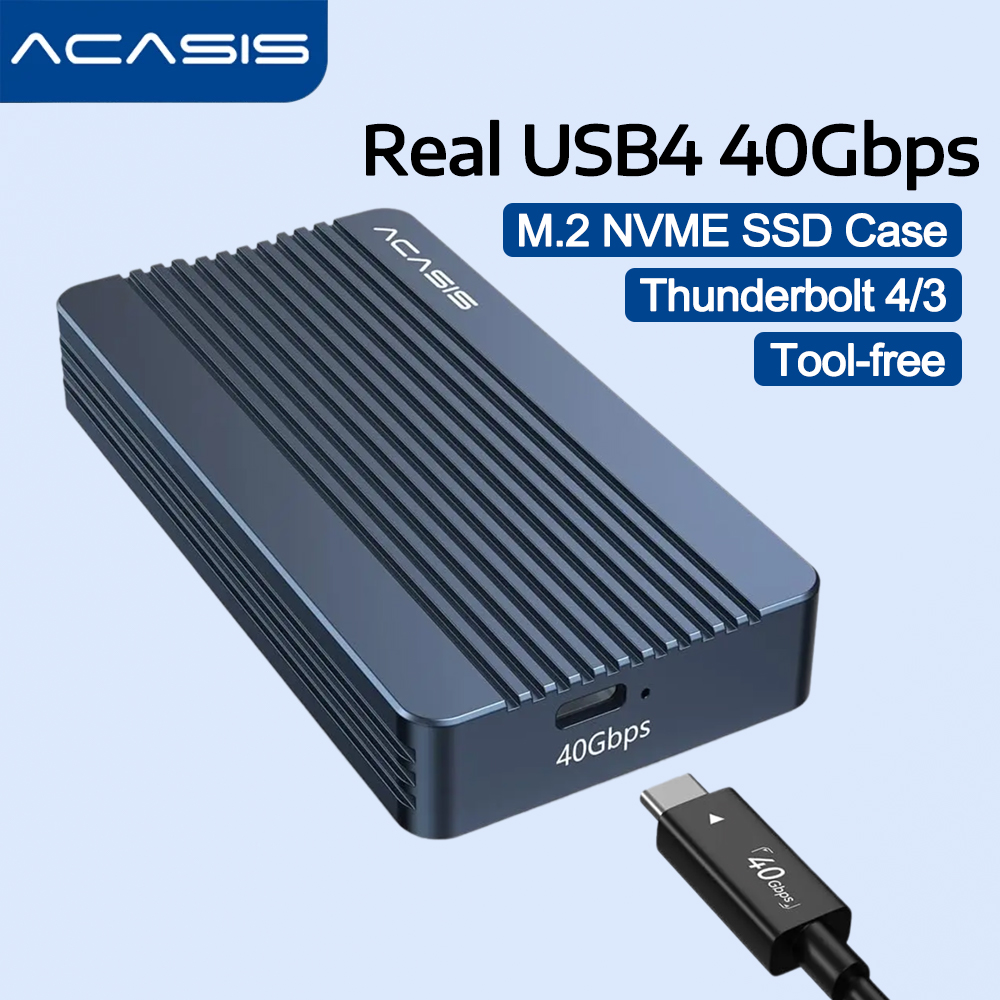 8Tb M2 Nvme Ssd - علبة خارجية من الألومنيوم لـ ACASIS