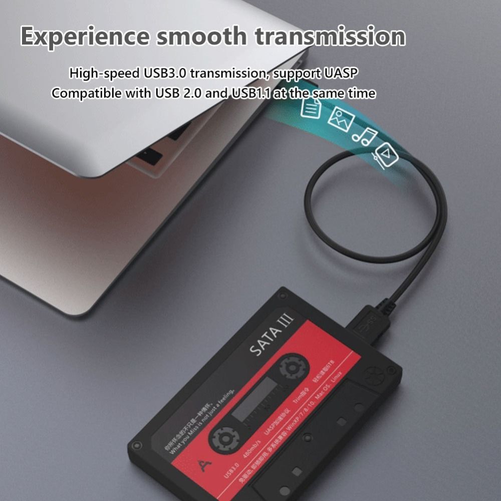 Sata Ssd - علبة قرص صلب خارجي جديدة مقاس