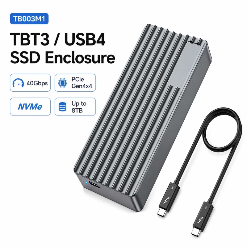 Nvme Ssd - علبة خارجية لـ TBT3/USB4 M.2 NVMe
