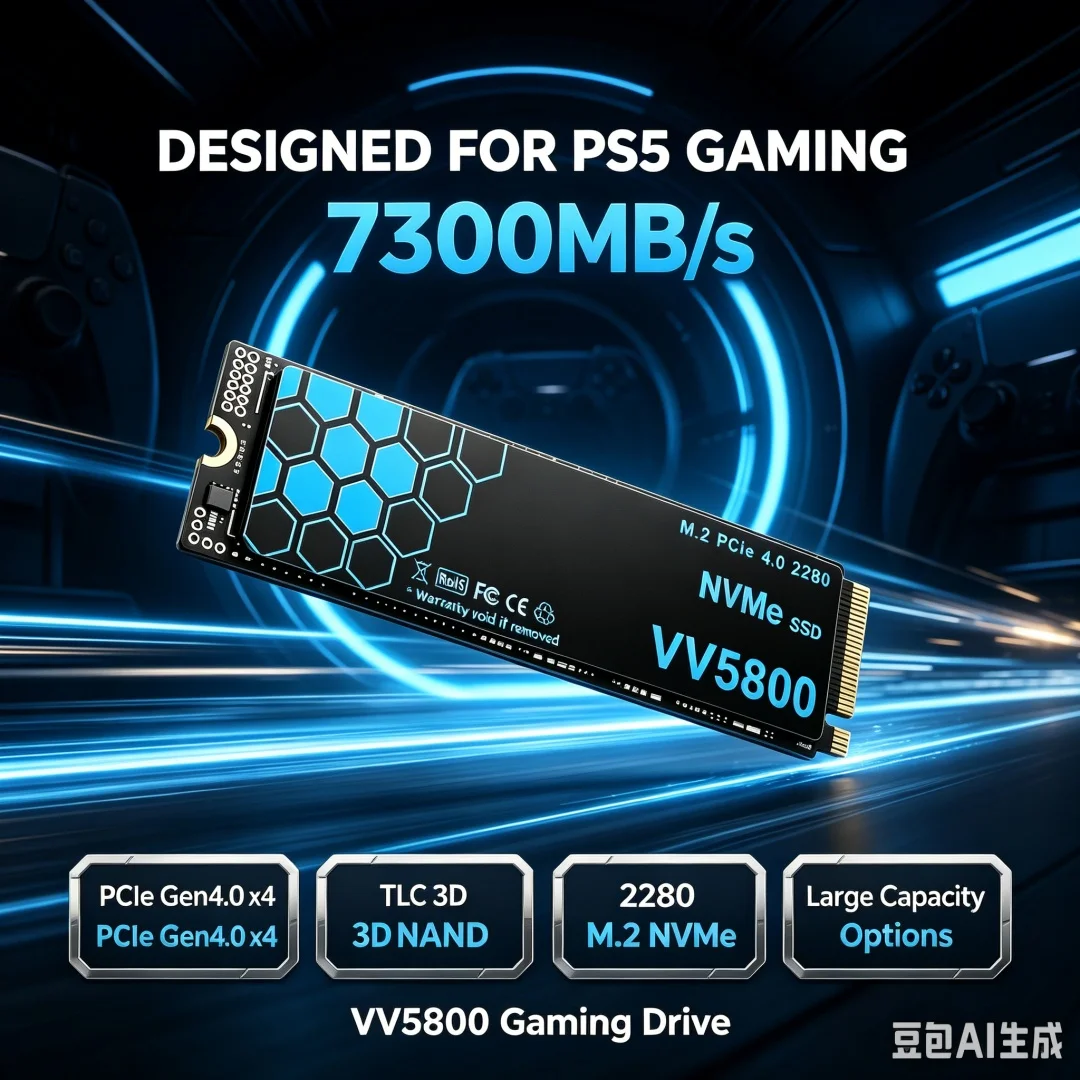 قرص SSD NVMe M.2 VV5800 بسرعة  - مراجعة Ssd 500Gb وسعره
