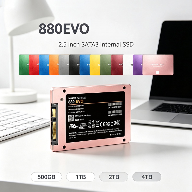 داخل قرص SSD 880 EVO، سعة 500  - مراجعة Ssd 500Gb وسعره