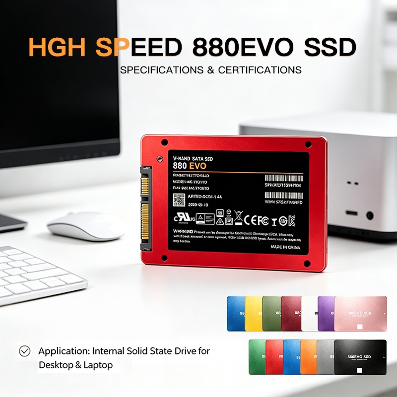 داخل قرص SSD 880 EVO، سعة 500  - مراجعة Ssd 500Gb وسعره