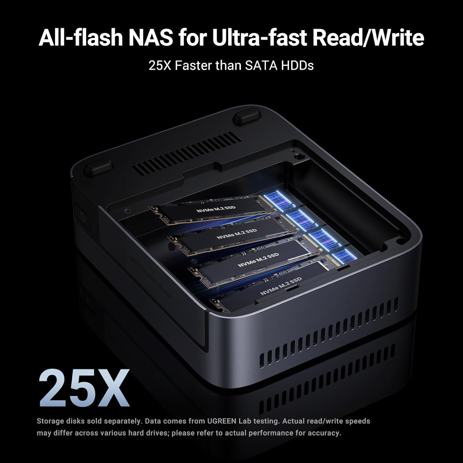 UGREEN NASync DXP480T Plus 4-B - مراجعة Nvme Ssd وسعره