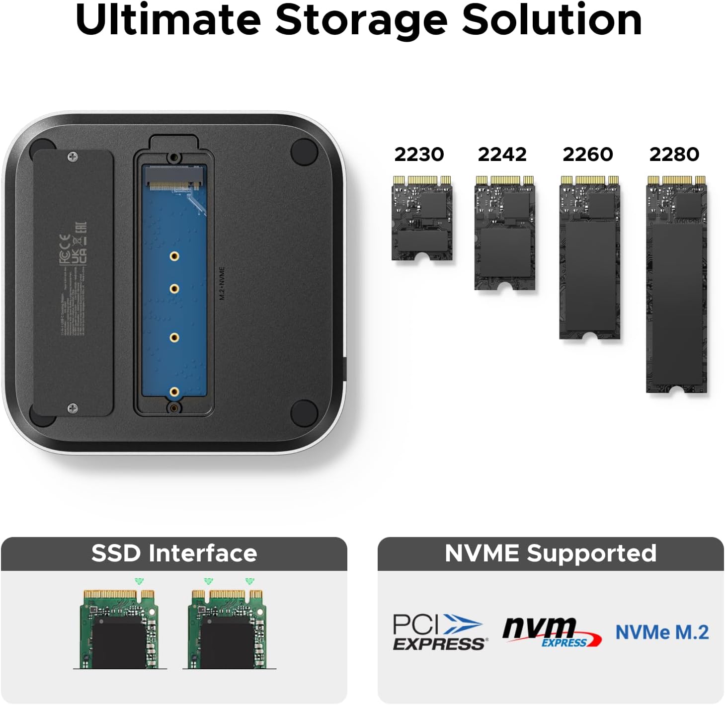 قاعدة وحامل UGREEN لحاوية Mini - مراجعة Nvme Ssd وسعره