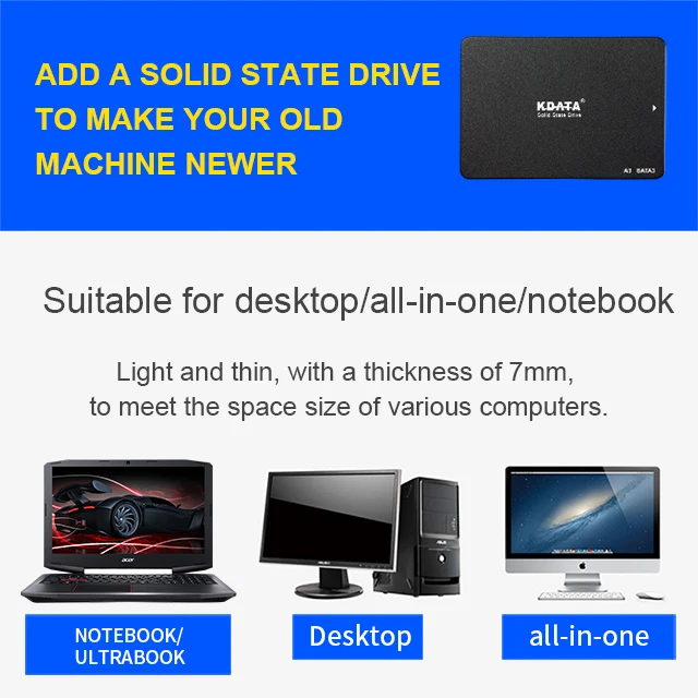 محرك الأقراص الصلبة kdata الصل - مراجعة Sata Ssd وسعره