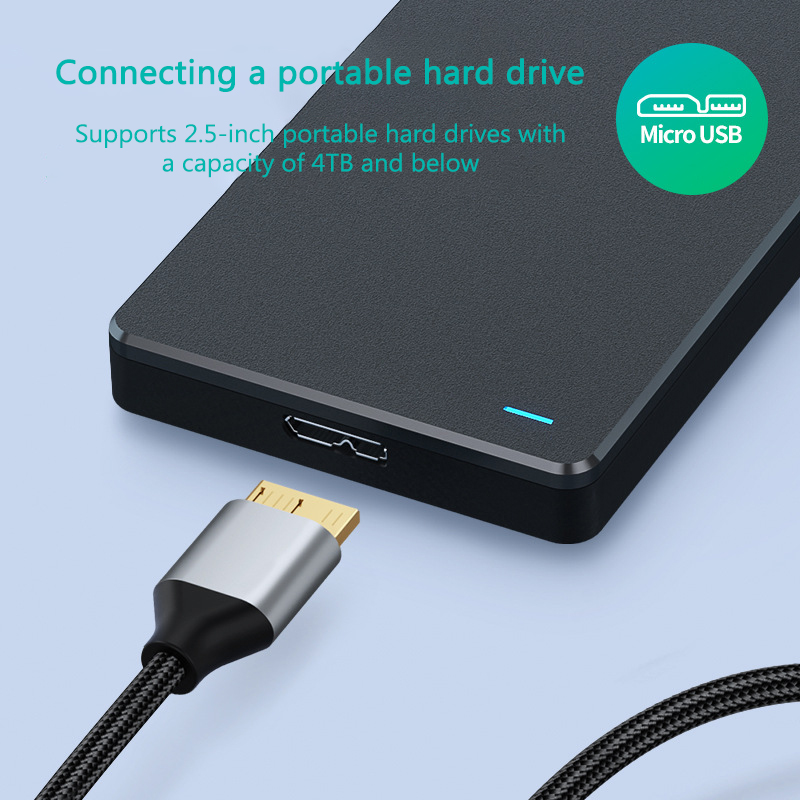 كابل USB 3.0 إلى مايكرو B لنقل - مراجعة Samsung Ssd وسعره