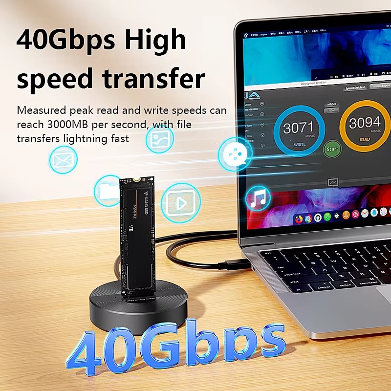 علبة SSD عالية السرعة 40 جيجاب - مراجعة Nvme Ssd وسعره