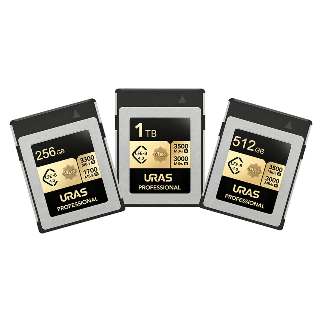 بطاقة ذاكرة URAS CFexpress 4.0 - مراجعة Memory Card Ssd وسعره