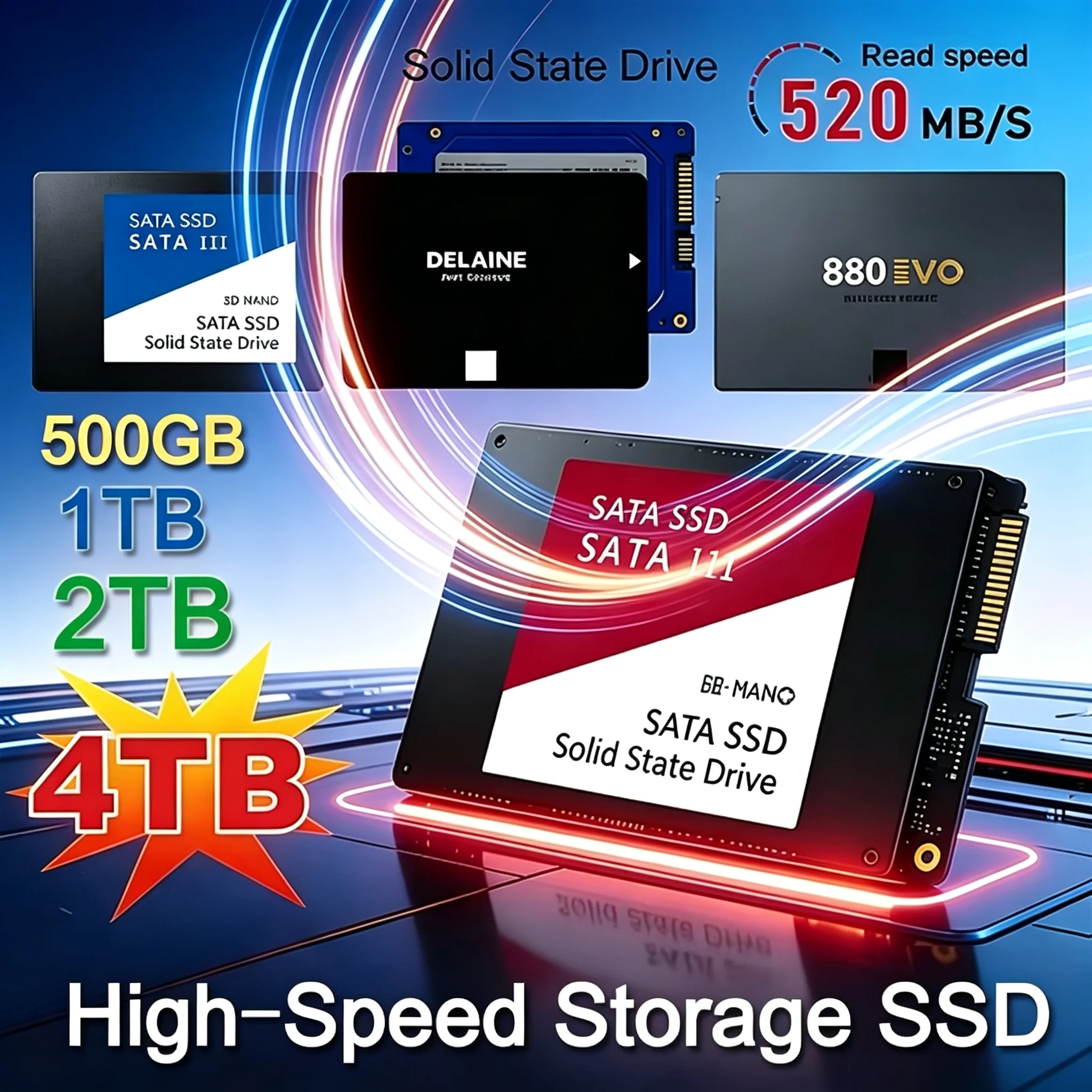 قرص صلب SSD عالي السرعة بسعة 5 - مراجعة Ssd 500Gb وسعره