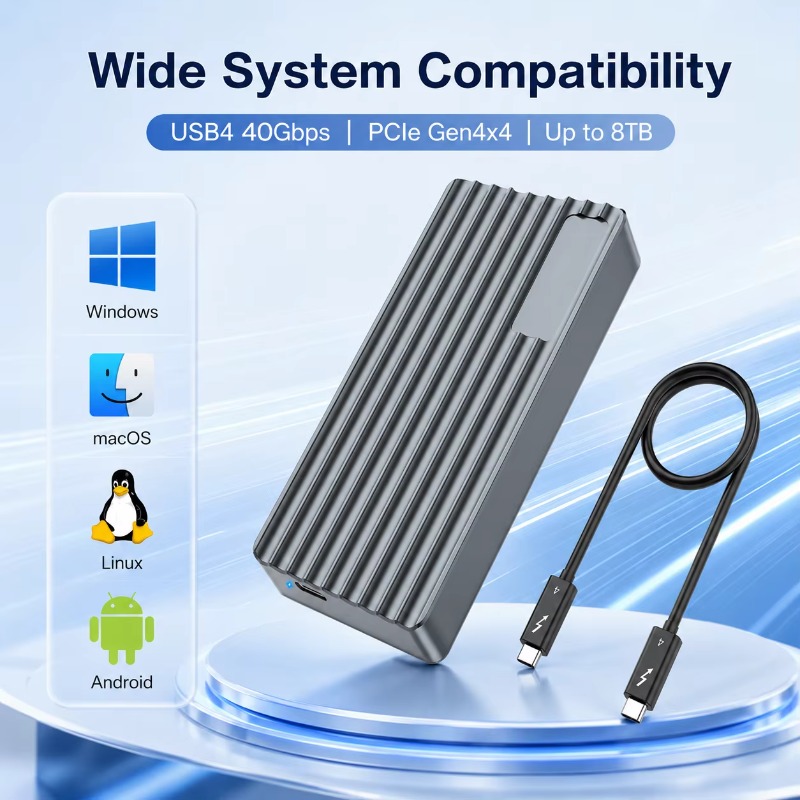 علبة خارجية لـ TBT3/USB4 M.2 N - مراجعة Nvme Ssd وسعره