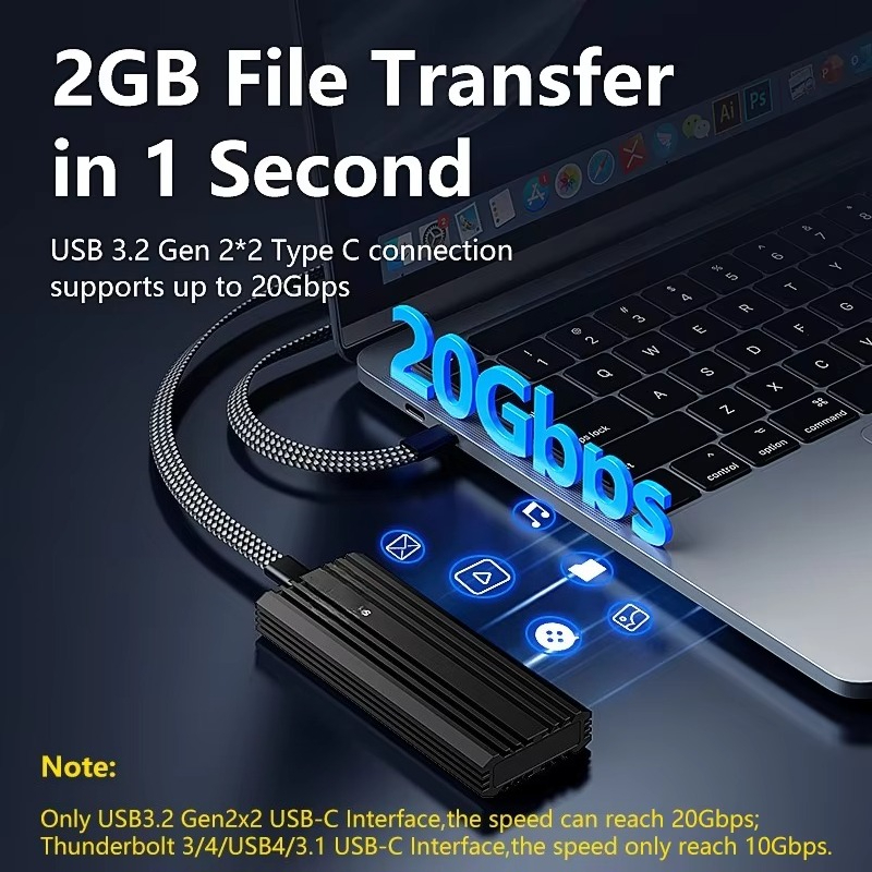 علبة خارجية من الألومنيوم EE1  - مراجعة Nvme Ssd وسعره