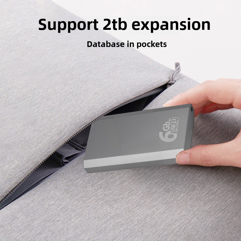 علبة SSD من نوع MSATA إلى USB  - مراجعة Ssd 2Tb وسعره
