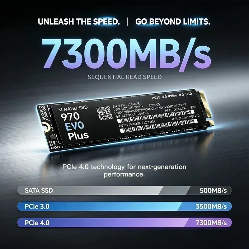 970 EVO Plus 7300 ميجابايت/ثان - مراجعة Samsung Ssd وسعره